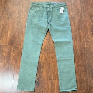AG Adriano Goldschmied Men's GreenMachine Straight Jeans 34x32